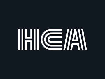 Hunter Creative Alliance a brand identity branding brandmark c h hca line logo monogram newcastle