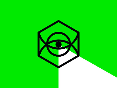 Web Directions 2014 conference eye festival fluro future geometric graphic green icon identity logo vector