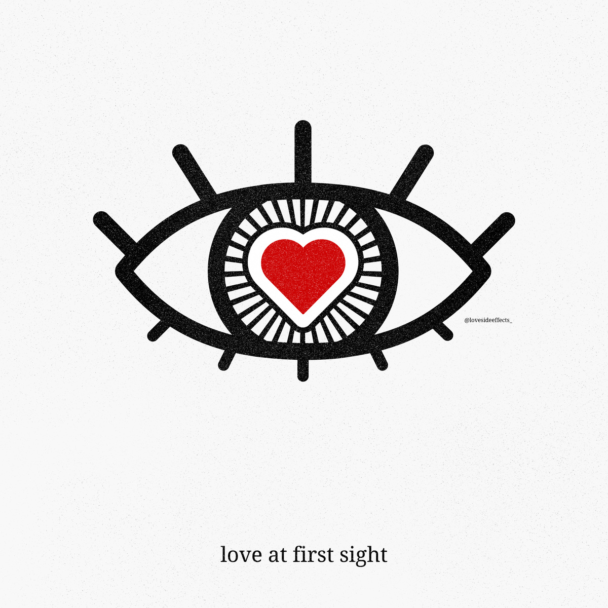 LOVE AT FIRST SIGHT // lovesideeffects_ project by Clarisse Sivry on