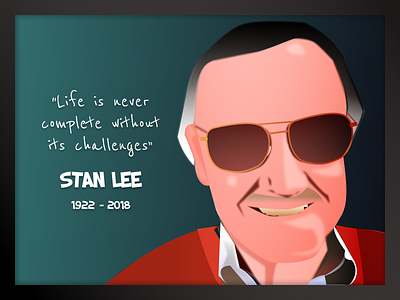 Stan Lee illustration marvel marvelcomics poster stan lee