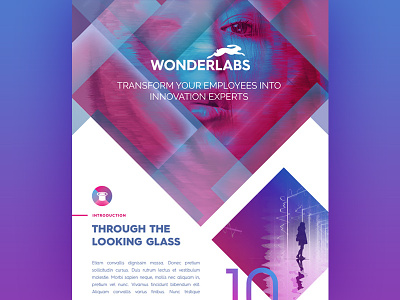 Through the Looking Glass webdesign