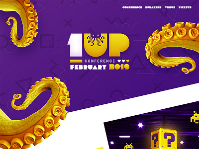 1UP conference - Teaser webdesign