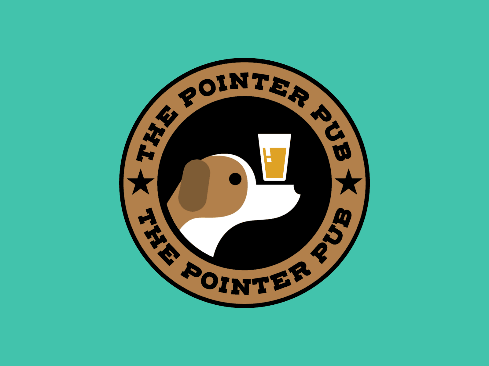 The Pointer Pub Logo animation bar beer branding branding and identity branding design dog logo logo animation logo design pointer pub