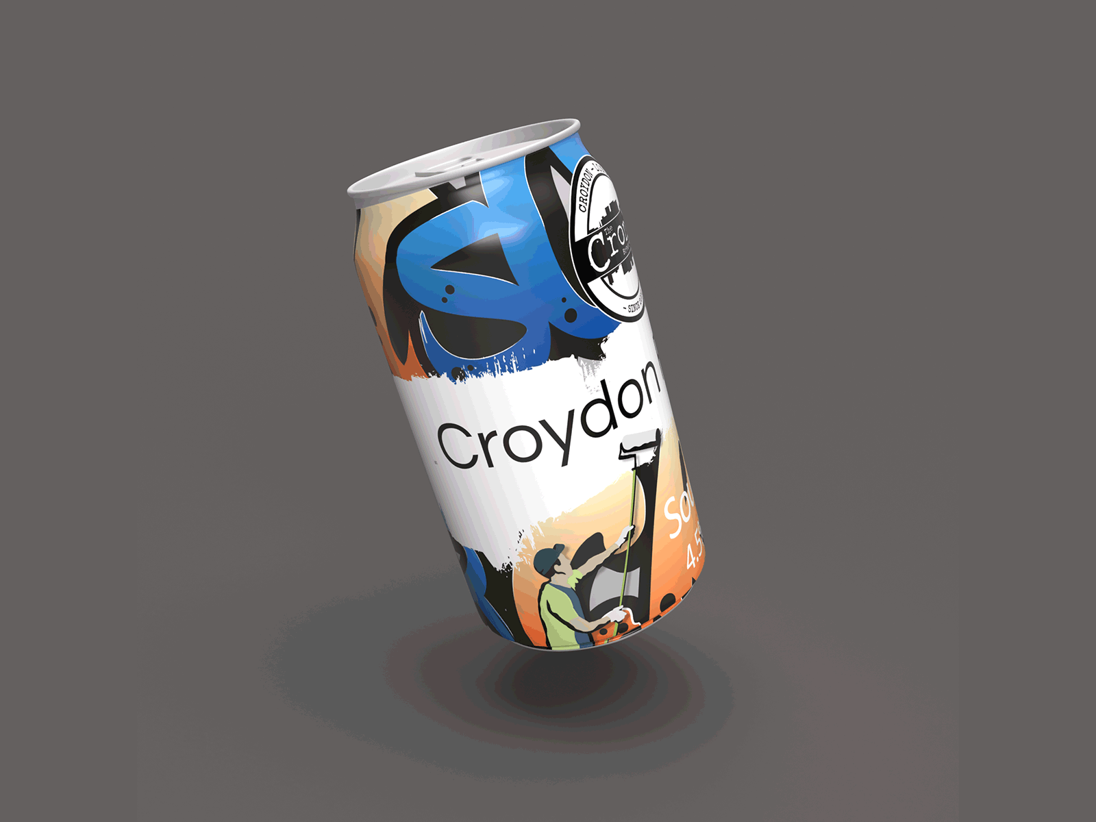 Croydon Facelift Beer Can beer beer can beer label brading croydon design graffiti london