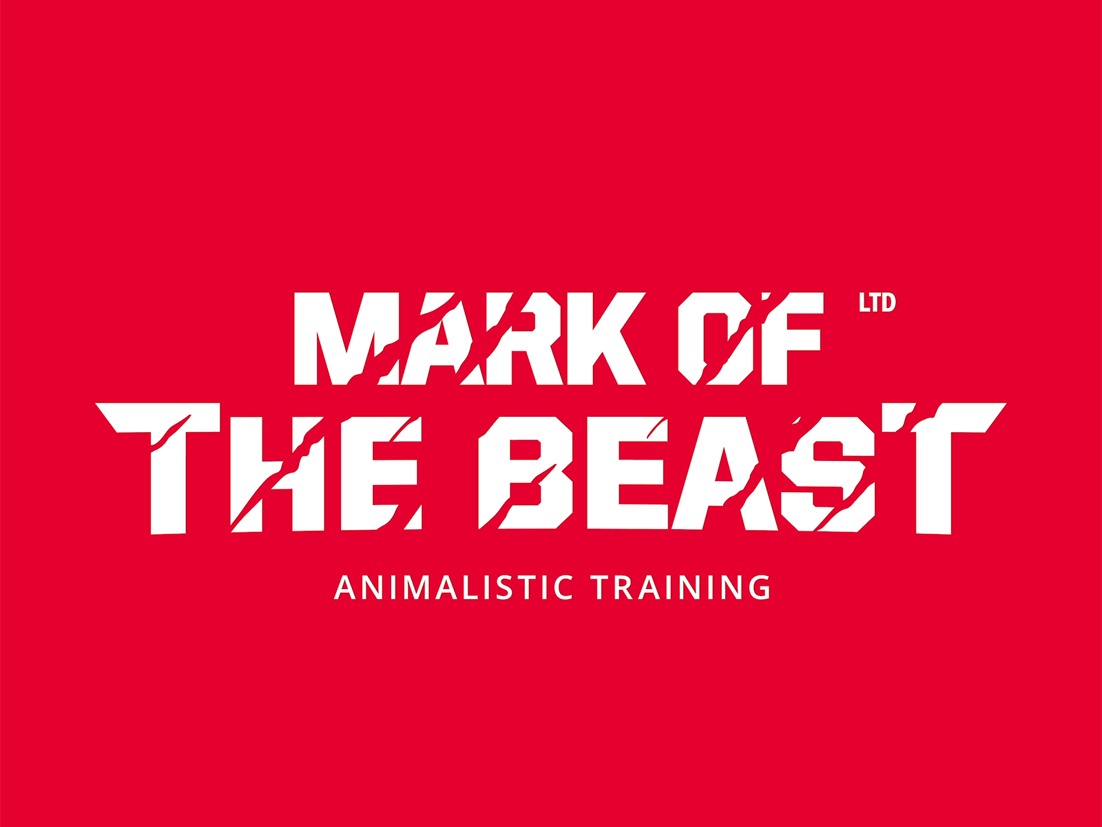 Mark of the Beast logo animation animal animation beast branding gym logo logo animation scratch