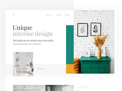 unique interior design website architecture design furniture furniture design interior interior design minimal typography ui ux web website