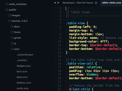 Glacier for Sublime Text flat high contrast saturation sublime text text editor themes themes