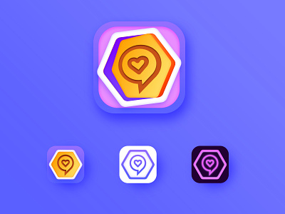 Social APP logo design icon illustration logo ui