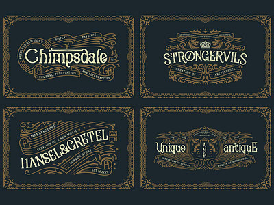 Chimpsdale Display Fonts alphabet badge business corporate design display font font hand lettering label old opentype ornament poster quotes retro serif typeface typography victorian vintage
