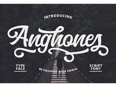 Anghones Script Foont anghones business corporate font hand lettering international lettering logo opentype script typeface typography