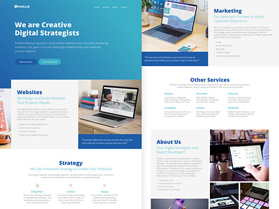 Pixellid Business Website 2020 business consulting design digital front end development launch marketing new pixellid responsive strategy ui user experience web design website
