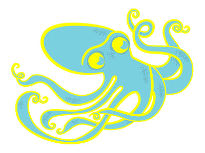 Octopie2 dots illustration octopus