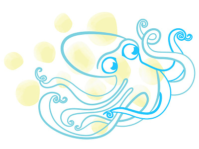 Octopie3 dots illustration octopus