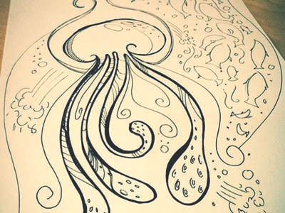 Fishes - drawing by Meghan Schofield on Dribbble