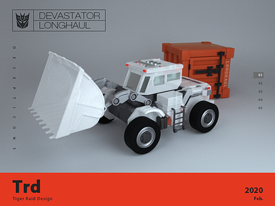 transforms Devastator c4d transformers