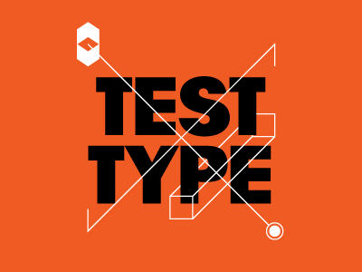 Type Test design fooling around typography