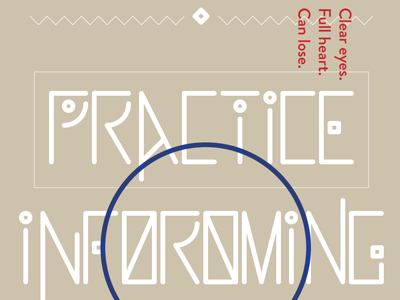 Practice design experiment typography