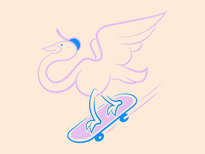 Downhill Bomber animals birds design illustration logo personal work vector