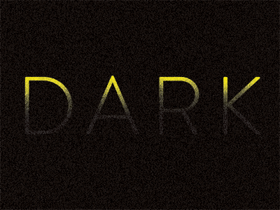 Dark design poster