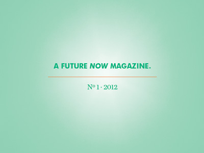 Now design layout tomorrow magazine typography