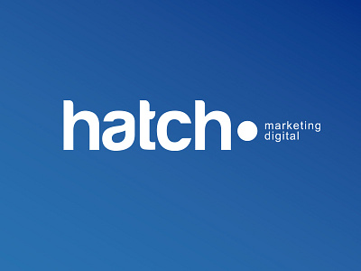 Hatch logo design blue bran branding digital hatch logo love marketing poroto