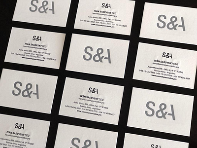 S&A business card