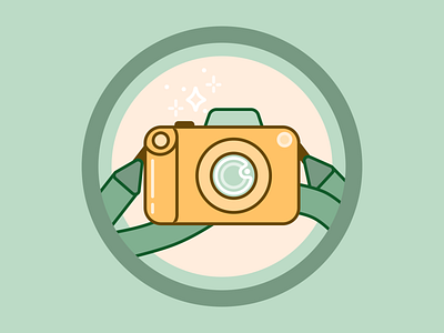 Camera camera camera icon design flat illustration ui vector web