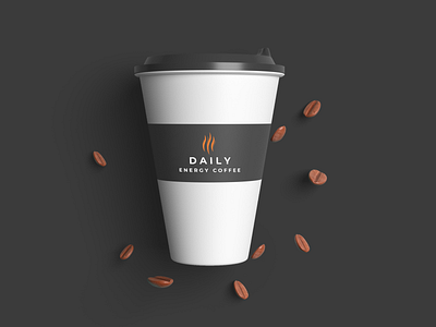 Coffee cup concept branding coffee graphic design