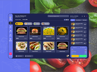 Restaurant POS UI/UX appinterface branding pos pos software restaurant pos ui