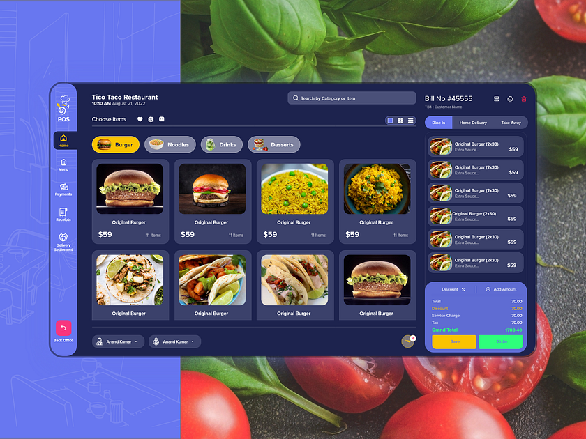 Restaurant Pos designs, themes, templates and downloadable graphic ...