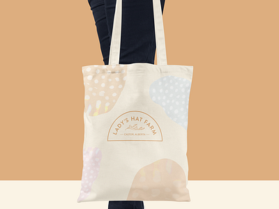Lady's Hat Farm, Tote bag apparel branding logo