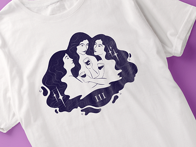 Three of Cups T-shirt Design