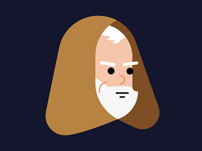 Obi Wan flat icon