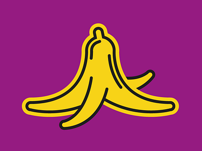 Banana Icon banana banana icon banana logo banana peel branding design flat illustration flat illustrations flat illustrator fruit fruit icon fruit logo icon icon set illustration logo peel ui ux vector