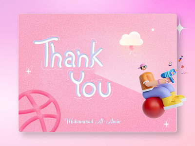 Thank you design thankyou typography ui ux vector