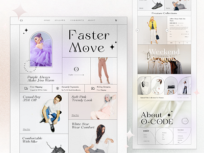 Faster Move Fashion Website.