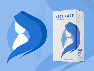 Blue Lady brand brand identity brand identity design logo logo design packaging packaging design