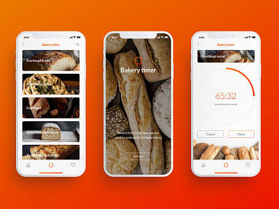 Daily UI #014 - Countdown Timer app art direction bakery bread countdown daily ui dailyui design timer ui ui design uidesign ux