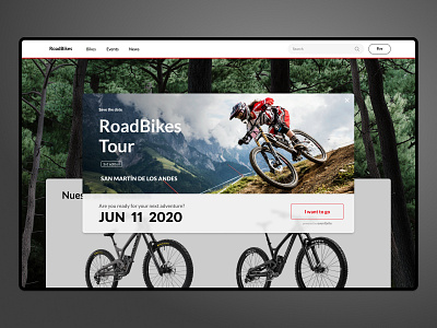 Daily UI #016 - Pop-Up / Overlay bike biker bikes website daily ui dailyui design roads ui ui design uidesign ux web