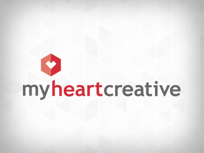 myheartcreative logo design icon logo