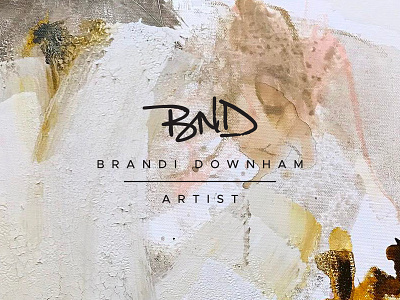 Brandi Downham Artist art artist branding creative logo design