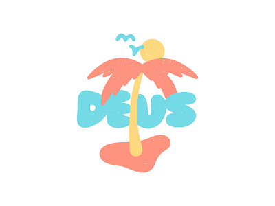 Deus Quarantee 🌴 art deus deusexmachina illustration palm palmtree paradise tshirt