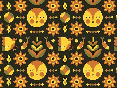 ✨✨✨ art folkart illustration pattern pattern design repeat surfacepattern