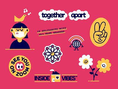 Together art character doodle drawing fun illustration stroke vector