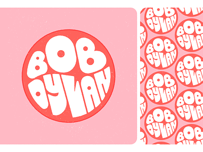Bob art bobdylan design fun illustration lettering logo psych texture type vector