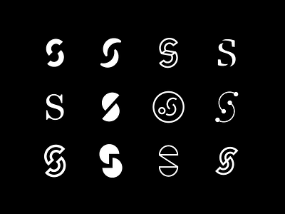 "S" mark bezier century circles letterform logo mark rounded s schoolbook thicklines thinlines