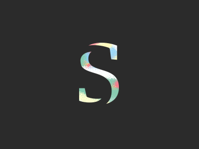"S" mark finale adelle letterform logo mark s