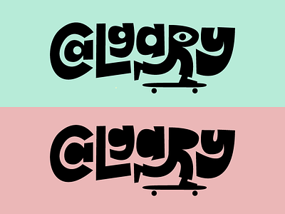 Calgary 2 calgary eyeball feedback help lettering skateboarding thanks