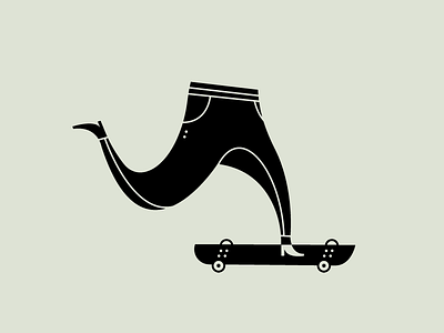 Legs black fun illustration legs skateboard skateboarding