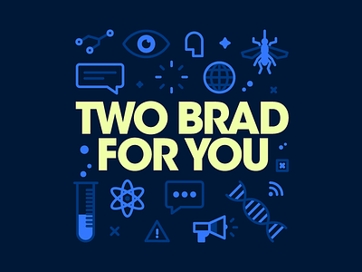 TBFY avantgarde bold brad design icon illustration podcast science stroke stuff tech